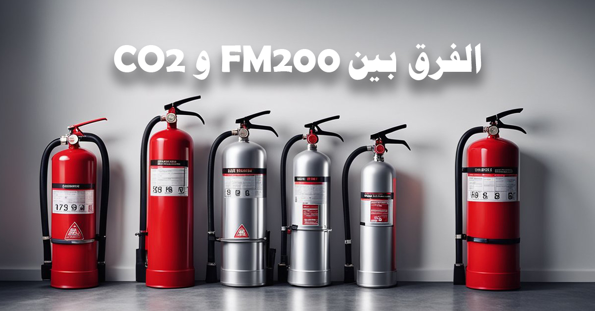 الفرق بين FM200 وCO₂