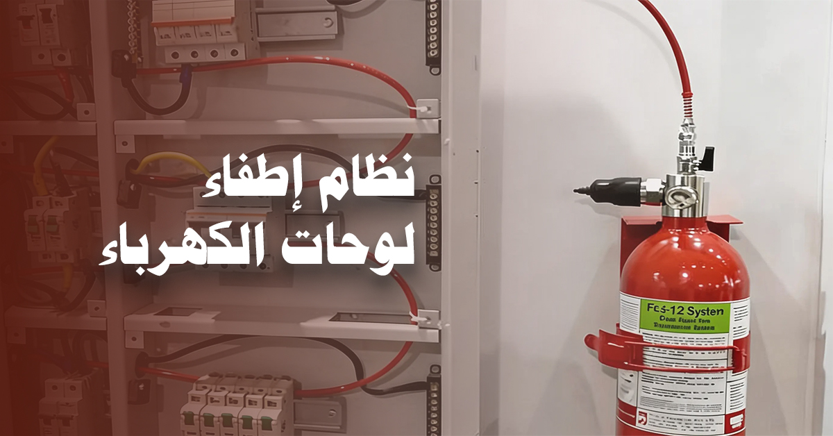 نظام إطفاء لوحات الكهرباء