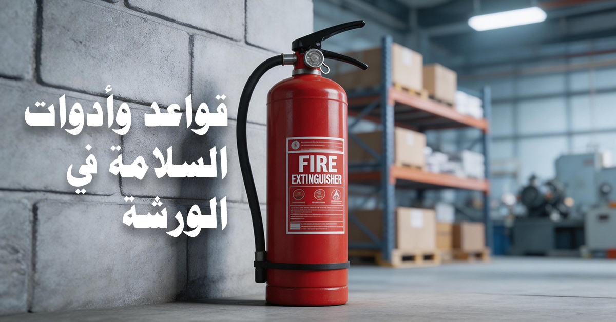 قواعد وأدوات السلامة في الورشة