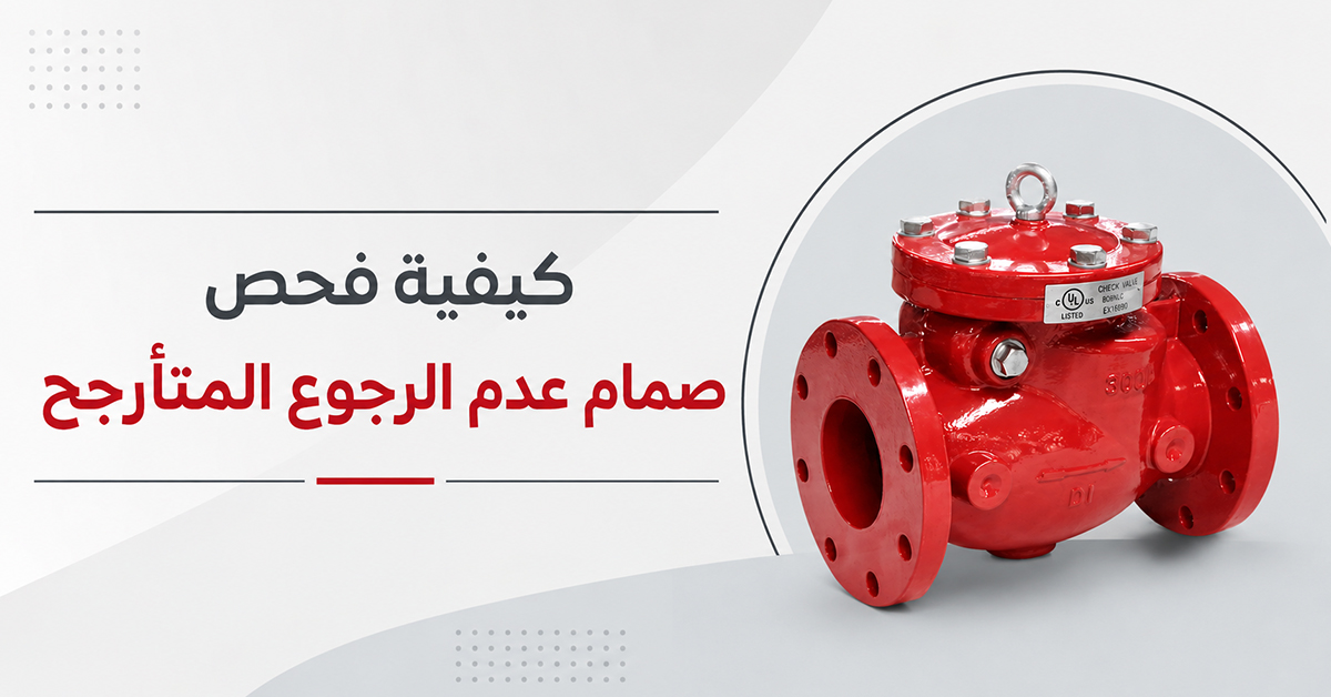 كيفية فحص صمام عدم الرجوع المتأرجح